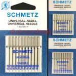 Schmetz Sewing Machine Needles Universal 10 Pack General Purpose Assorted Sizes