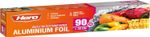 Hero 90m x 300mm Heavy Duty Aluminium Catering Foil Kitchen Professional Roll