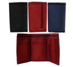 Boys Girls Unisex Trifold Canvas Wallet Money Bag