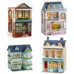 DIY Miniature House Kit | Openable Wooden Doll House W/ Furniture LED Toy Gifts 