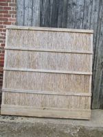 7 Heavy duty Reed/Pine fence panels 6 x 6