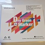 Volcanics Fine Tip Dry Erase Whiteboard Markers Set, 12 Count, OP0005-F