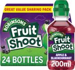 Fruit Shoot Apple & Blackcurrant, 200 ml (Pack of 24)
