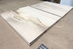 Bundle Solid wood ash 2 lengths at approx 590-610 x 600 x 38mm tabletops