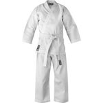 Blitz Kids Student Karate Gi 7oz White Martial Arts Suit Aikido Uniform Training