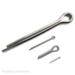 A2 Grade Stainless Steel Split Cotter Pins 1/32" to 5/32" Thick