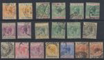 Cyprus Stamps:1912-1928:SG74,74c,75,76,86,88,89,90,91,92,114,119. Used CV £315