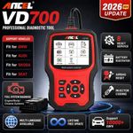 ANCEL VD700 All System Diagnostic Tool OBD2 Scanner Code Reader EPB DPF Oil TPS