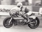 KORK BALLINGTON ORIGINAL PERIOD PETER TEMPEST PRESS PHOTO 1982 KAWASAKI 500 KR