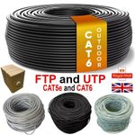 50-305M RJ45 Cat5e-Cat6 Ethernet Network IN/OUTDOOR FTP UTP Roll Cable Lead Lot
