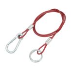 BREAKAWAY BRAKE SAFETY CABLE CARAVAN TRAILER HEAVY DUTY QUICK RELEASE CLIP 