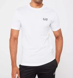 EA7 Emporio Armani Men's Cotton T-shirt in White Colour