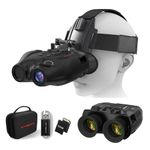 Head Mounted Night Vision Goggles FHD Digital IR Hunting Rechargeable Binoculars