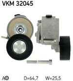 SKF Tensioner Pulley for Vauxhall Zafira CDTi 110 ecoFLEX 1.7 Feb 2009-Dec 2015