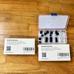 SONICFOAM SF1 Memory Foam Earbud Tips Small Black with Storage Case (18 PAIRS)