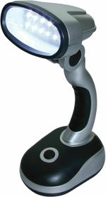 Battery Powered LED Desk Lamp Reading Work Bedside Table Portable Bright Light