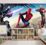 New Spiderman Wallpaper Living room Bedroom Wallpaper Boys Wallpaper Mural Gift