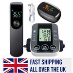 3-in-1 Digital Health Kit Blood Pressure Monitor Thermometer Pulse Oximeter
