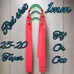 Catapult/slingshot Catty Shack Red Shot 1mm 25-20 Taper Catapult Bands