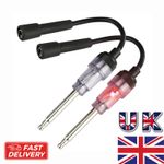 2pcs 6-12V Car Spark Plug Tester Coil Ignition System Auto Diagnostic Test Tool