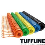 TuffLine Heavy Duty Safety Barrier Fencing 1 Metre x 50 Metre Assorted Colours