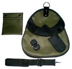 Falconry Codura Bag, Hunting Bag, Adjustable Strap & Meat Pocket, D-Green P-1725