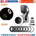 Godox MF-R76 Macro Ring Flash LED Light Close Up Speedlite For DSLR Camera