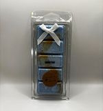 Invictus Blue Wax Melts Block Clamshell Pack with White Ribbon Bow