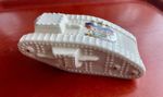 Crested China WW1 Tank. Arcadian China. Blackpool Crest. Collectable. Ornament