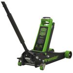 Sealey 4040AG Premier 4 Tonne Ton Green Low Profile Trolley Jack Rocket Lift