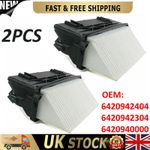 2pcs Left & Right Air Filters A6420940000 OM642 For Mercedes 300/350 CDI Engine