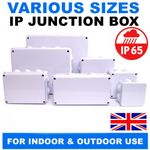 ENCLOSURE JUNCTION BOX ADAPTABLE ABS PLASTIC WATERPROOF IP65 GREY CCTV ELECTRIC