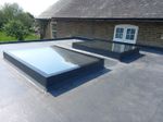 Flat Roof Skylight Lantern Window Triple Glazed Roof Glass Light Fixed Rooflight