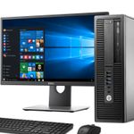 FAST COMPUTER i5 6th QUAD Wi-Fi DESKTOP PC & TFT SET 16GB WINDOWS 10 SSD & HDD