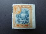 1939 Jamaica 5s Blue & yellow-orange P13 SG132b Mounted Mint