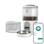 Willow & Paw 2in1 Smart WiFi Pet Feeder & Water Fountain Set Dog Cat App Control
