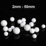 White Delrin Plastic Solid Polyoxymethylen Balls Metric 2mm-50mm POMCelcon Ball