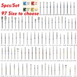 50pcs Dental diamond burs FG 1.6mm drill fit high speed handpiece 10 packs UK