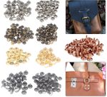 Double Cap Rivets 4mm-15mm Stud Rapid Rivets Leather Craft Jacket Handbag Repair