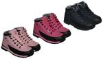 Women's Groundwork Work Boot Size 4-7 Leather Steel Toe Cap Safety Lace Up Boot