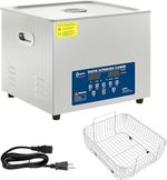 3/6/30L Ultrasonic Cleaner Cleaning Machine Steel Tanks Glasses Jewellery Metal