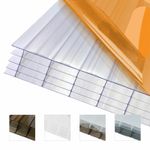25mm Polycarbonate Roof Sheet Conservatory Carport Canopy Multiwall Roofing