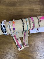 Bundle 10 Pineapple Island & Beach Holiday Friendship Bracelets JobLot 176