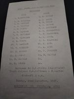 ADMISSION BY PROGRAMME ONLY SHEET HULL V LEEDS 23RD NOVEMBER 1969