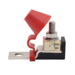 M8 Terminal Fuse Block Kit 30A-300A 58V Battery Terminal Holder for Boat Truck