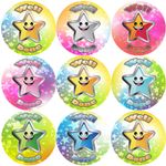 144 Well Done Star 30mm Reward Stickers for School Teachers, Parents and Nursery