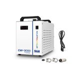 CW3000TG Industrial Water Chiller Co2 Glass Laser Cold Storage Engraving Machine