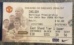 Manchester United v Chelsea 26.11.2006 Ticket