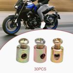 30 Pieces Cable Nipples Brake Line Throttle Cable Ends for Motorcycle