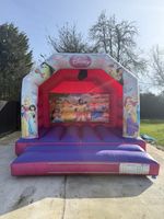12ft x 12ft Pink Princess Bouncy Castle Andy J Leisure Brand